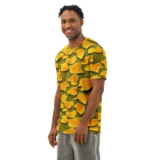 Autumn Relic on a Men's Cotton Crew Neck T-Shirt