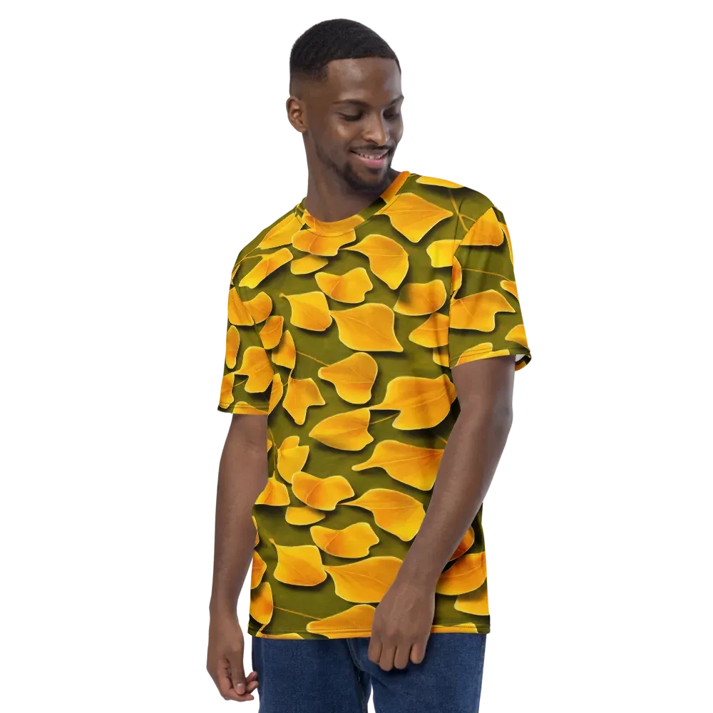 Autumn Relic on Men's Crew Neck T-Shirt — Left