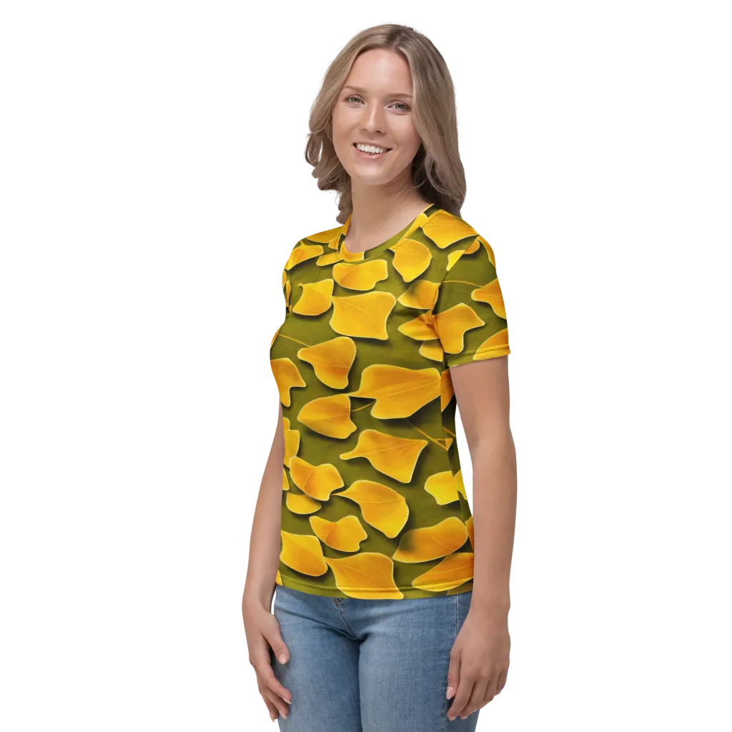 Autumn Relic on Women's Crew Neck T-Shirt — Left