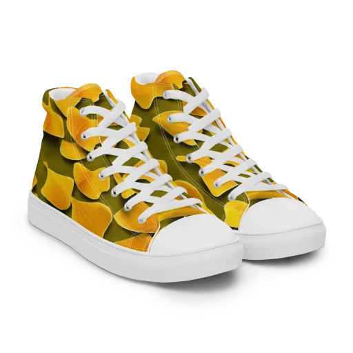 Autumn Relic on a Women's High Top Canvas Shoes