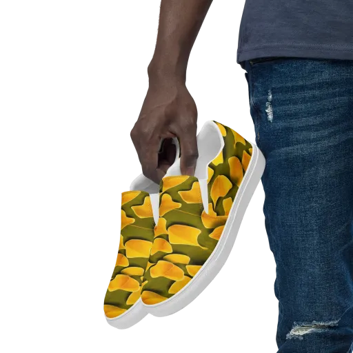Autumn Relic on a Men's Slip-On Canvas Shoes