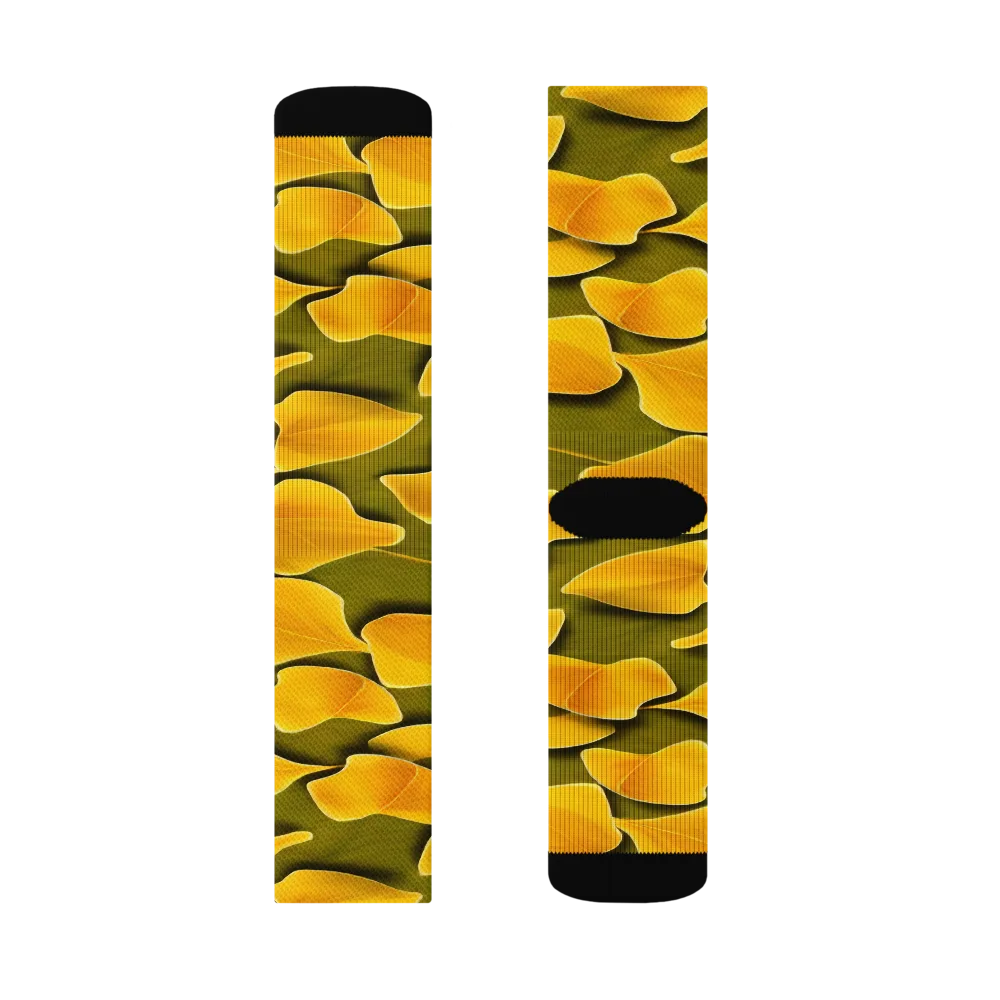 Autumn Relic on Socks — Left Sock