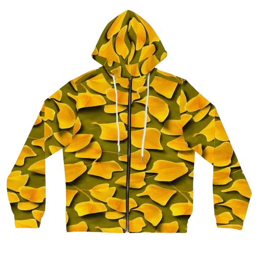 Autumn Relic on a Women's Full-Zip Hoodie