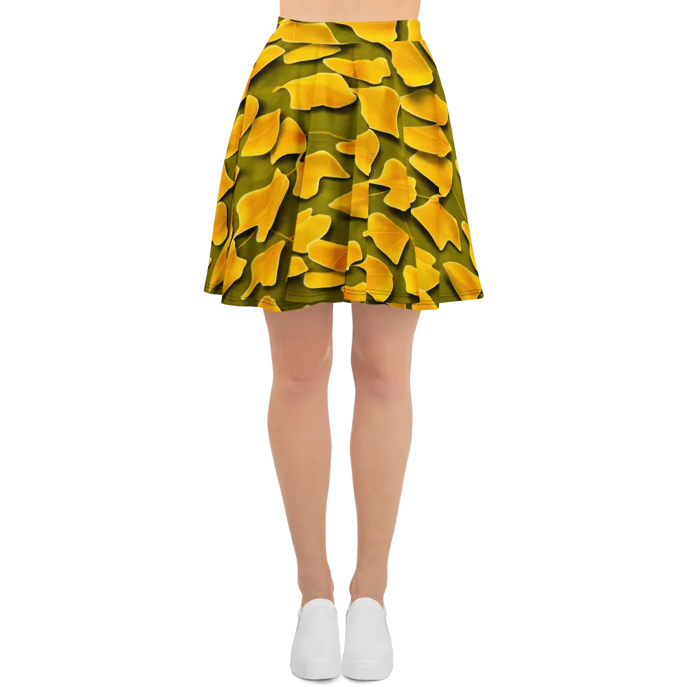 Autumn Relic on Skater Skirt — Front