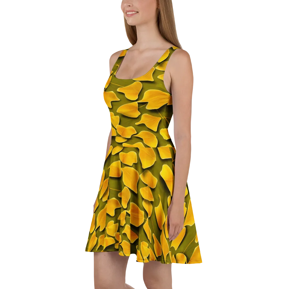 Autumn Relic on Skater Dress — Left