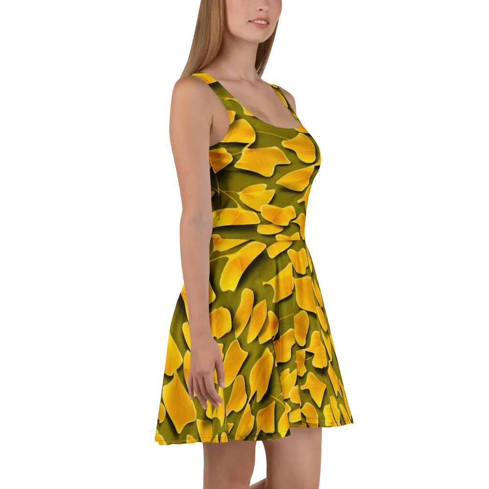 Autumn Relic on Skater Dress — Right