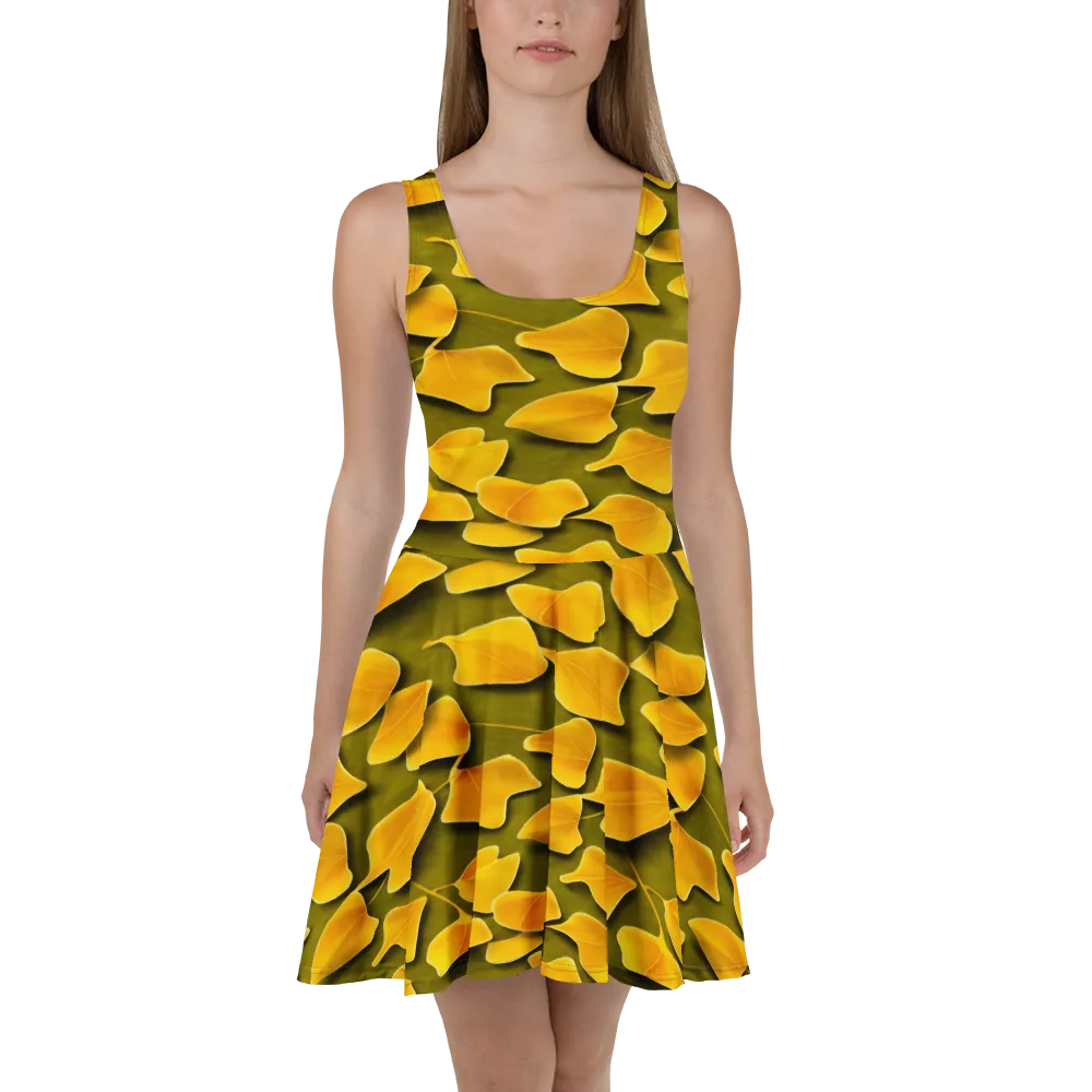 Autumn Relic on Skater Dress — Front