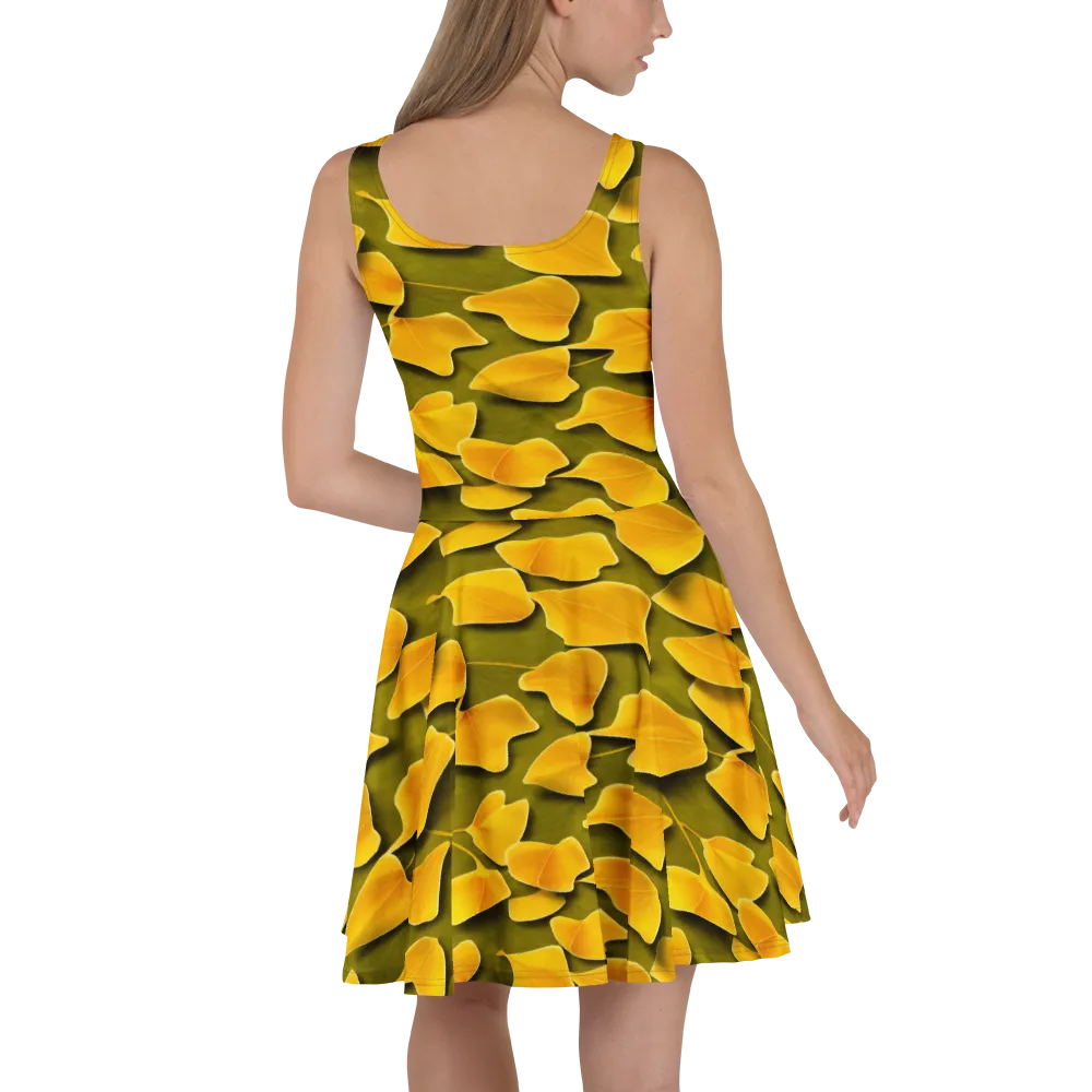 Autumn Relic on Skater Dress — Back