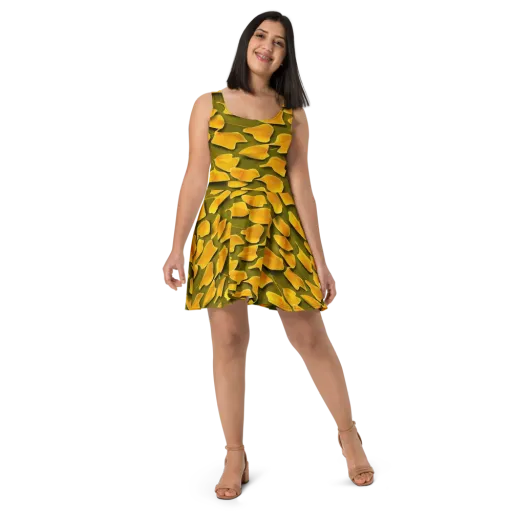 Autumn Relic on a Skater Dress