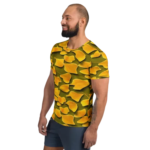 Autumn Relic on a Men's Athletic T-Shirt