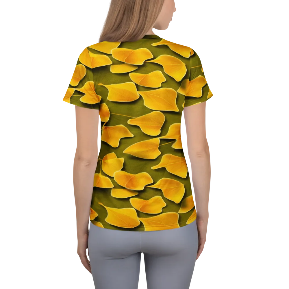 Autumn Relic on Women's Athletic T-Shirt — Back