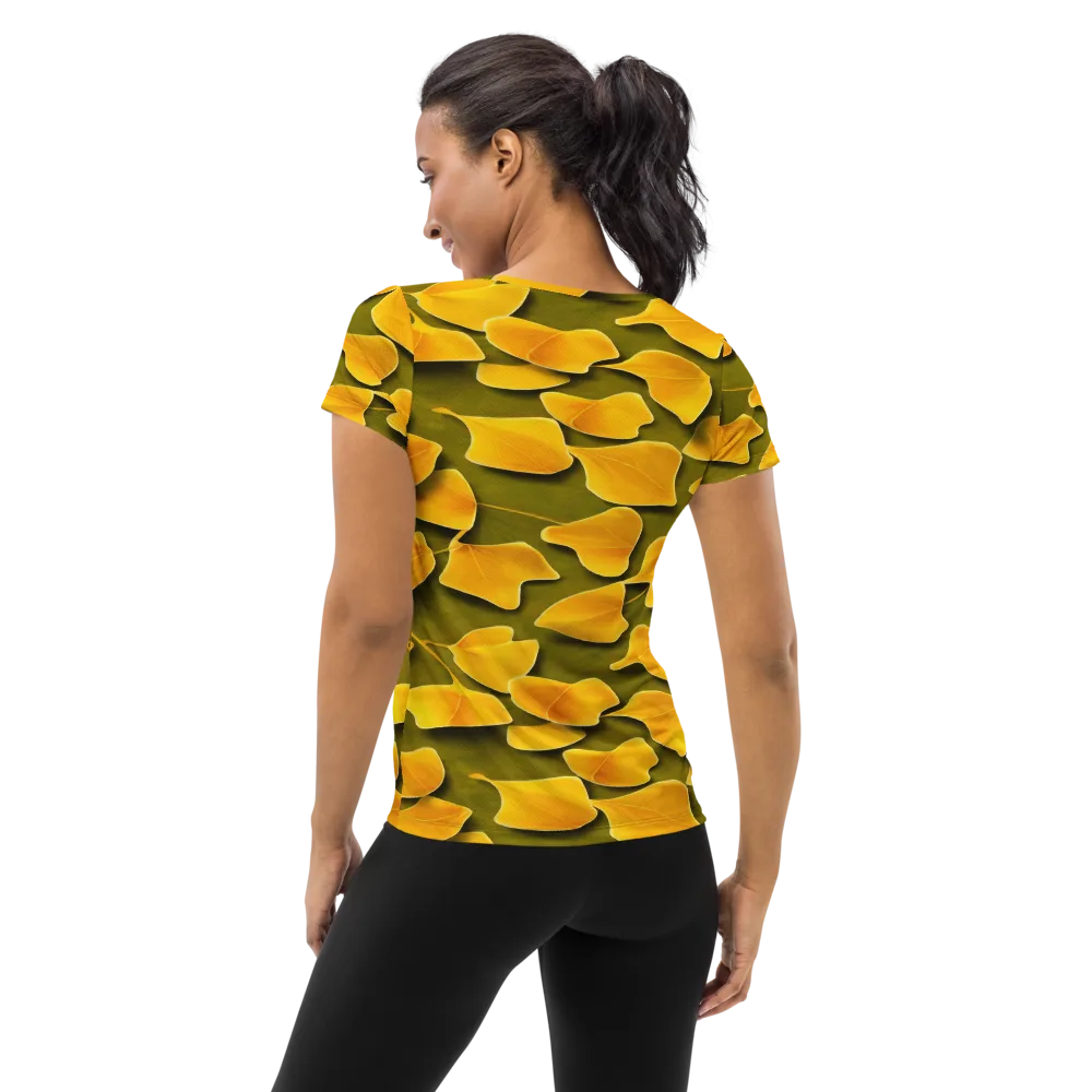 Autumn Relic on Women's Athletic T-Shirt — Back