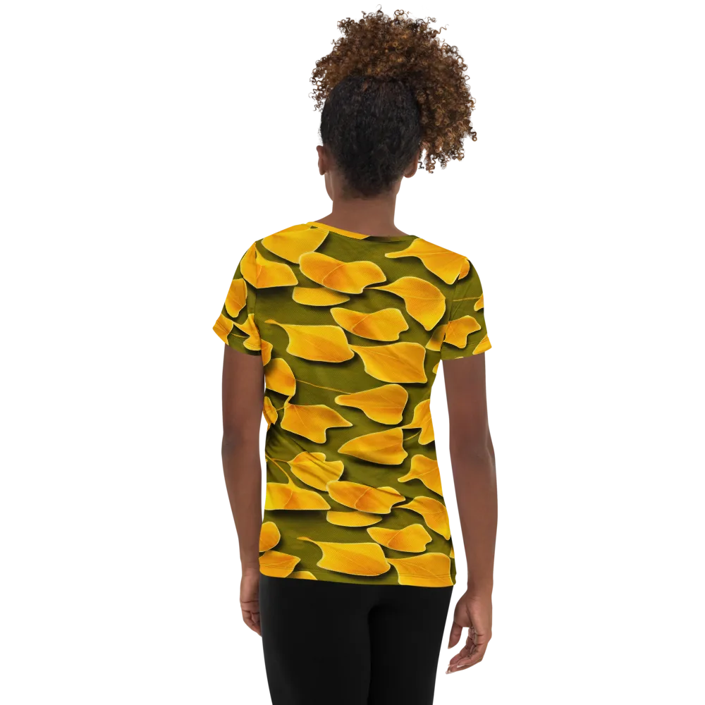 Autumn Relic on Women's Athletic T-Shirt — Back