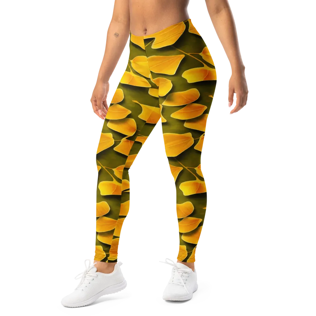 Autumn Relic on Leggings — Left Front
