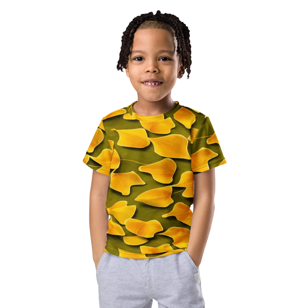 Autumn Relic on Kids Crew Neck T-Shirt — Front