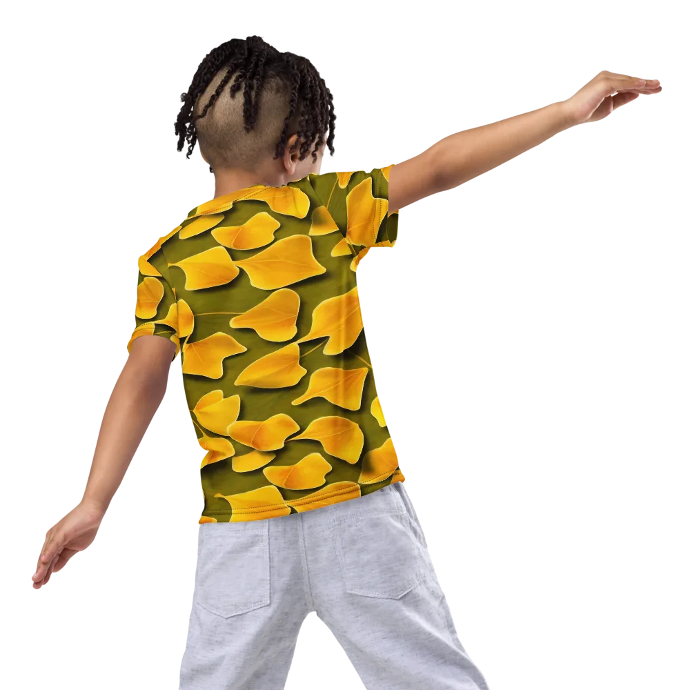 Autumn Relic on Kids Crew Neck T-Shirt — Back