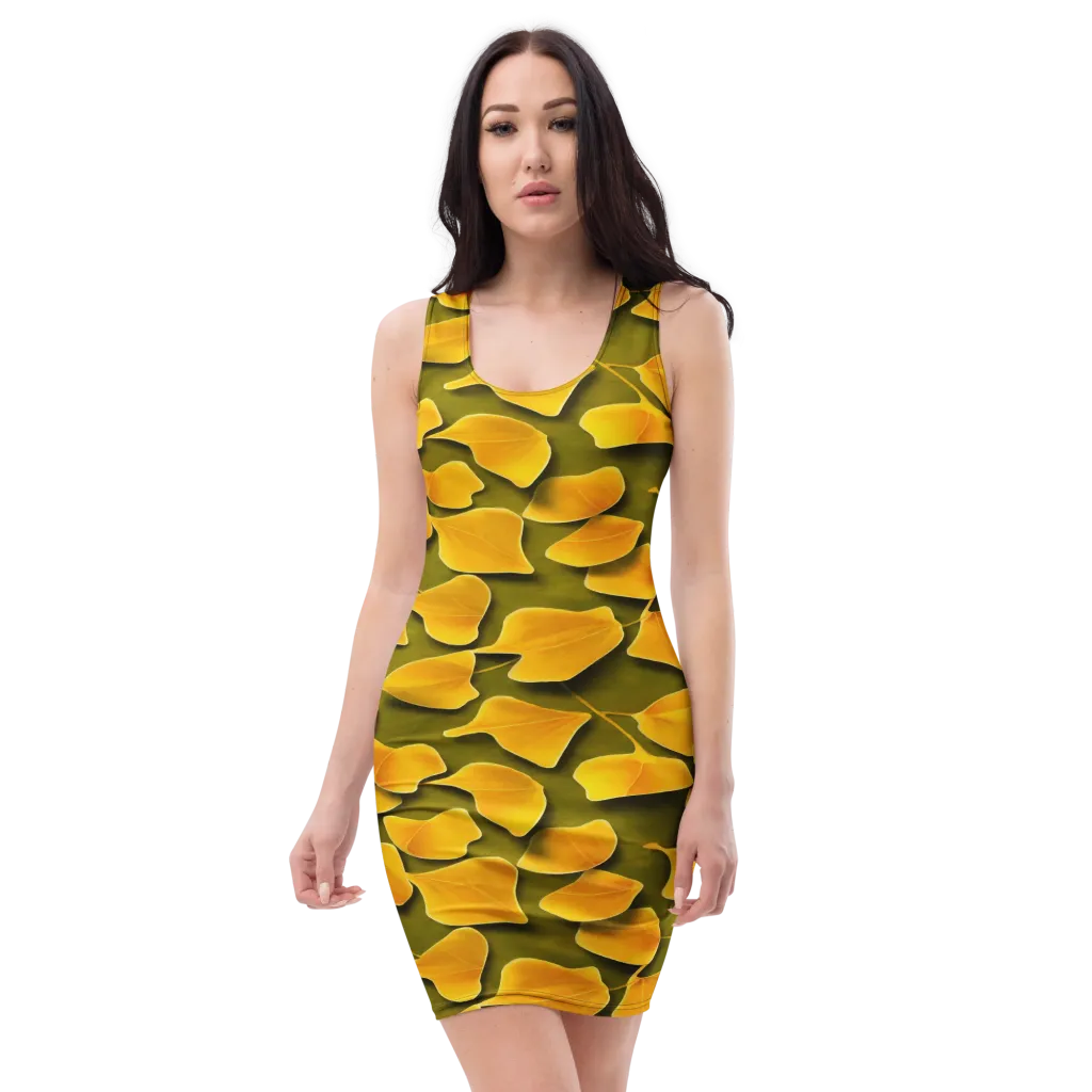 Autumn Relic on Bodycon Dress — Front
