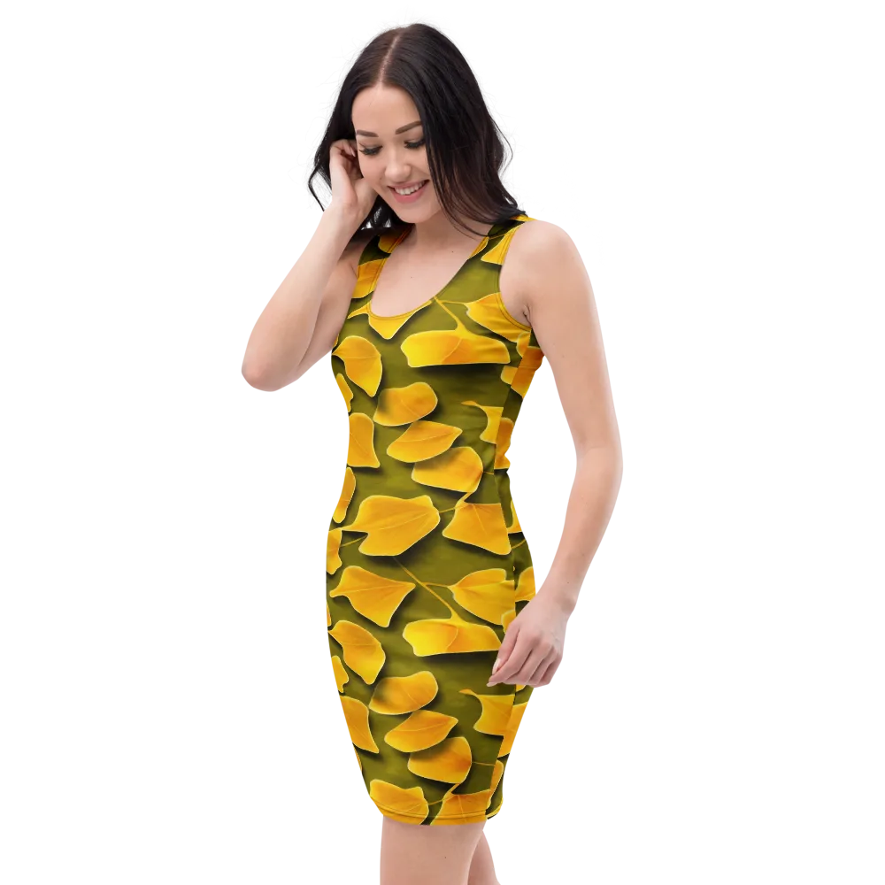 Autumn Relic on Bodycon Dress — Left Front