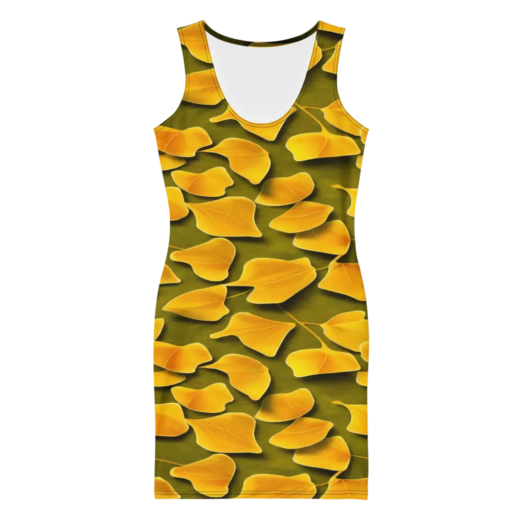 Autumn Relic on Bodycon Dress — Front