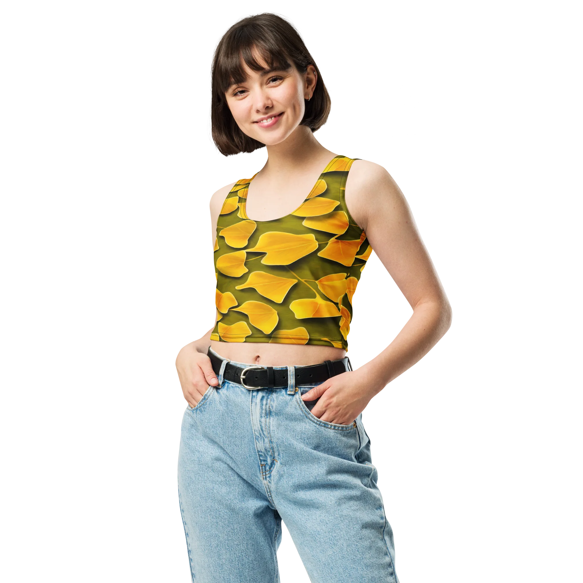 Autumn Relic on Crop Top — Front