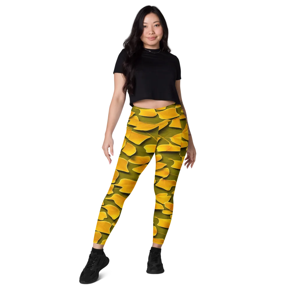 Autumn Relic on Leggings with Pockets — Front