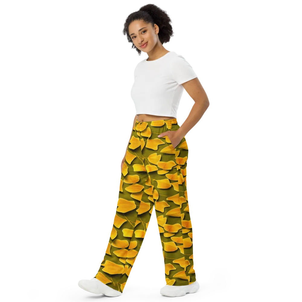 Autumn Relic on Wide-Leg Pants — Left Front
