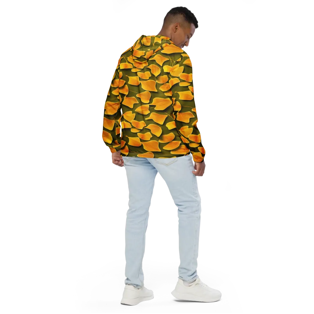 Autumn Relic on Men's Windbreaker — Back