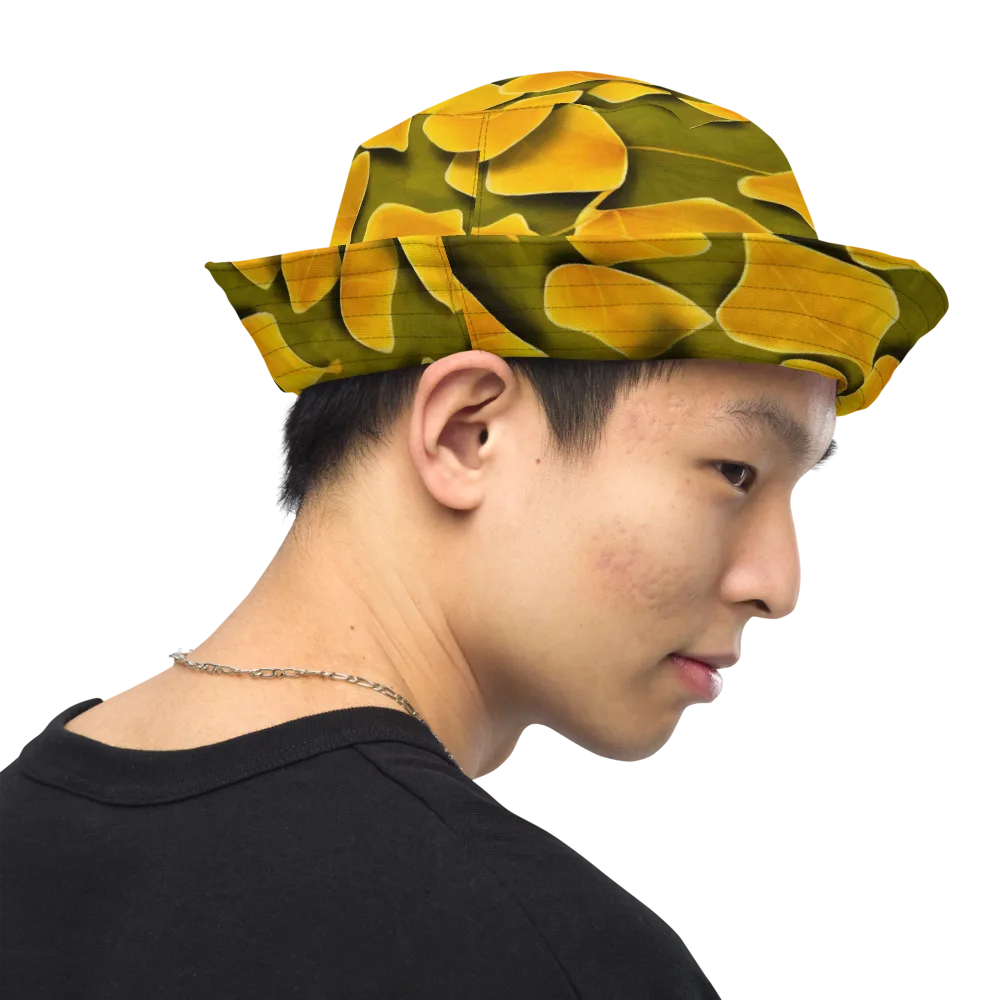 Autumn Relic on Reversible Bucket Hat — Right Outside