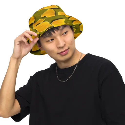 Autumn Relic on a Reversible Bucket Hat