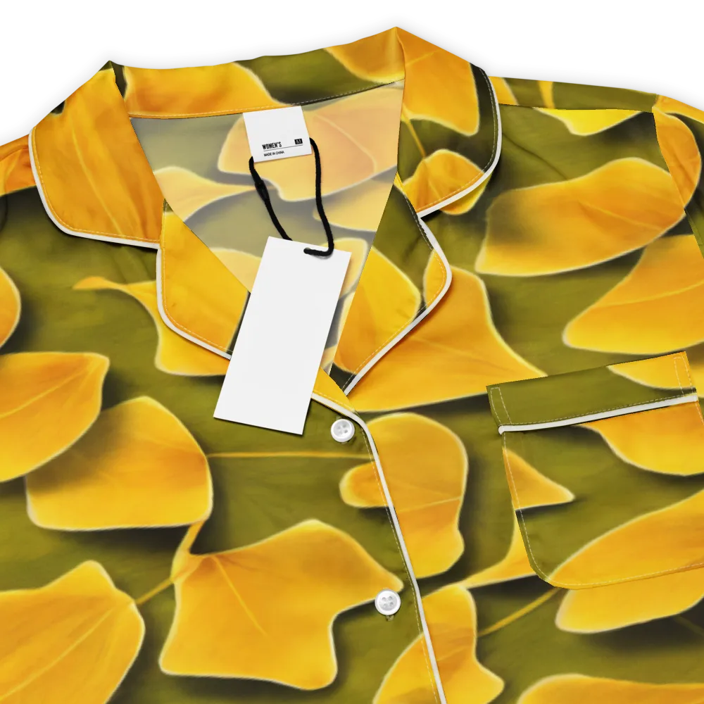 Autumn Relic on Women's Short Sleeve Pajama Top — Product details