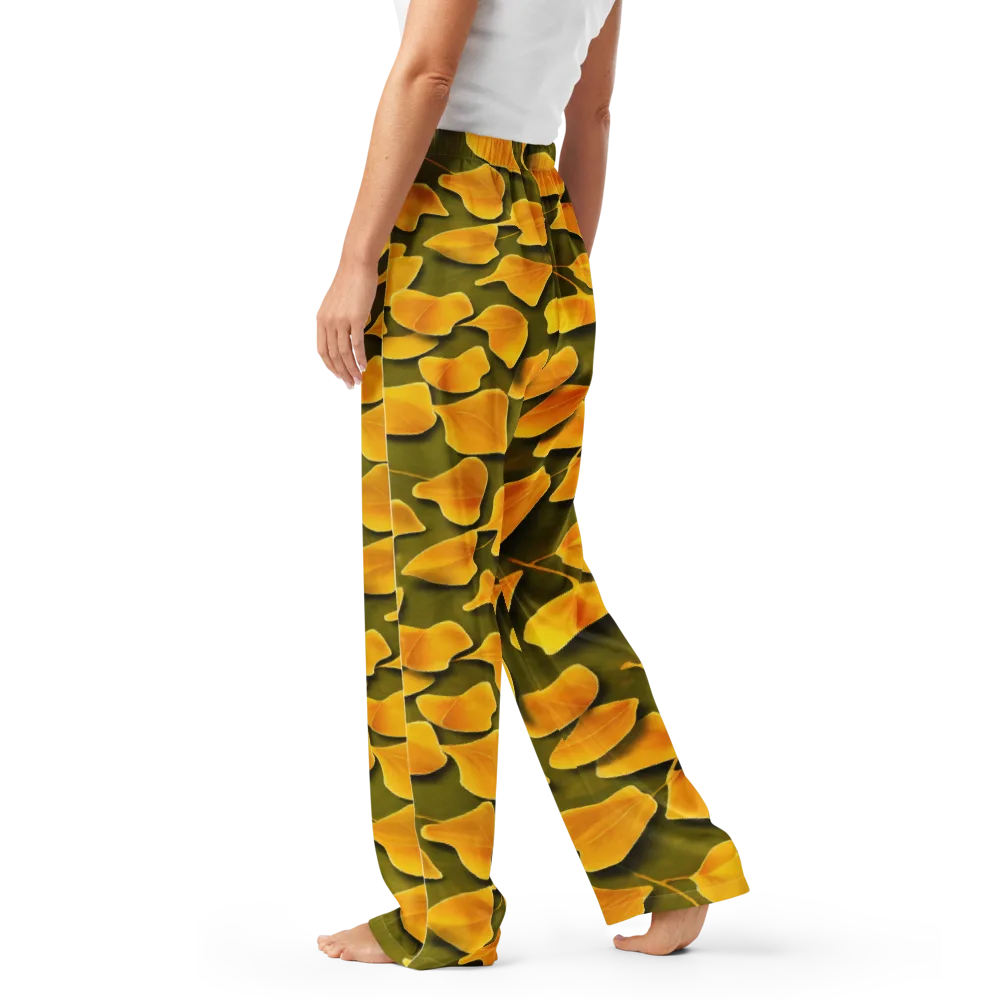 Autumn Relic on Women's Pajama Pants — Left