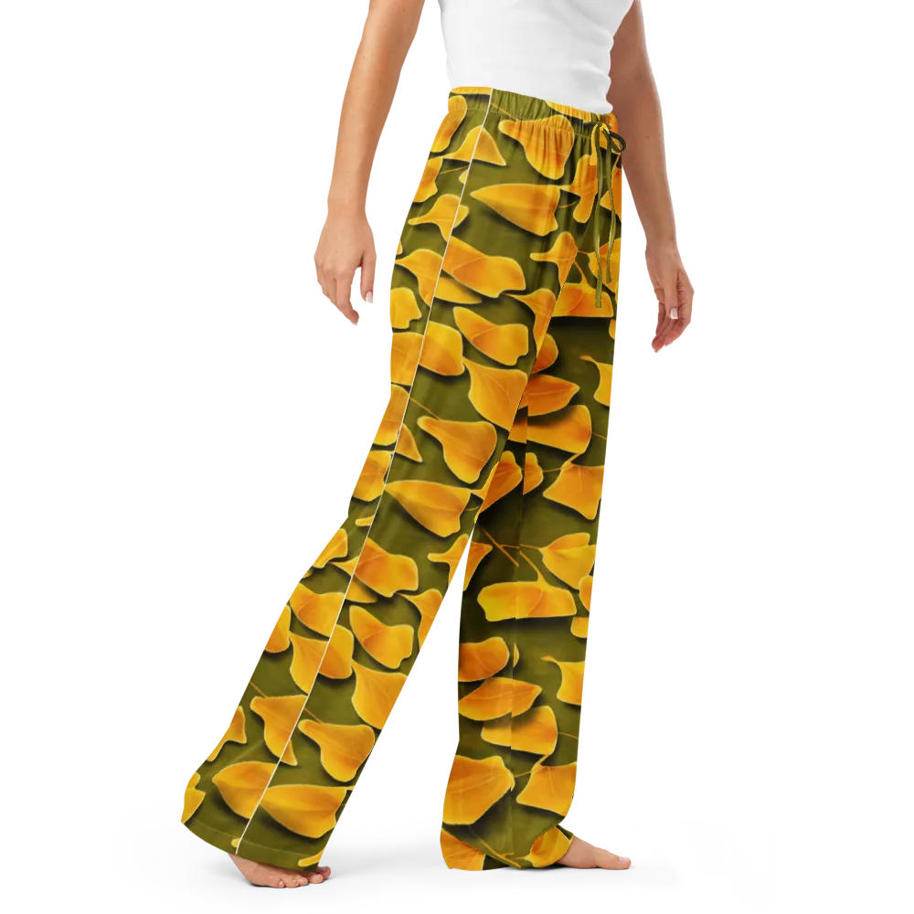 Autumn Relic on Women's Pajama Pants — Right Front