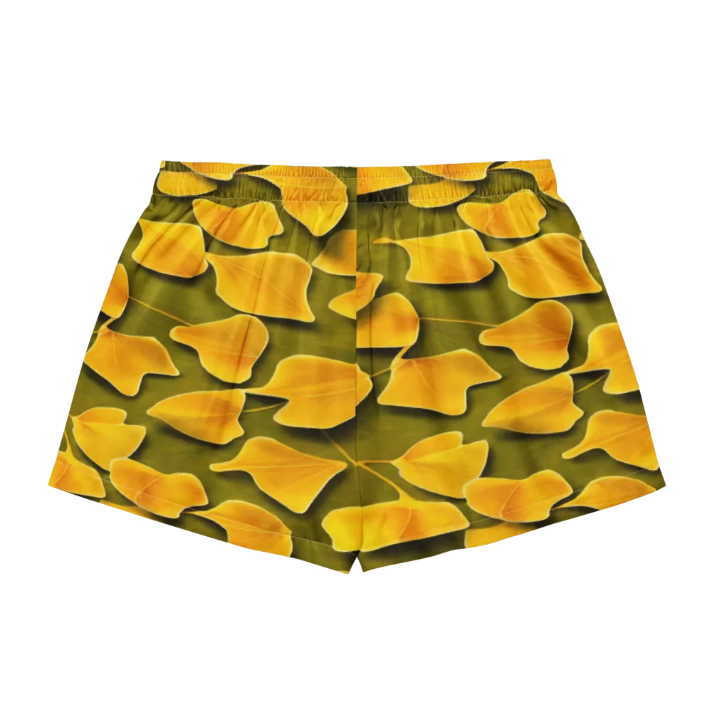 Autumn Relic on Women's Pajama Shorts — Back