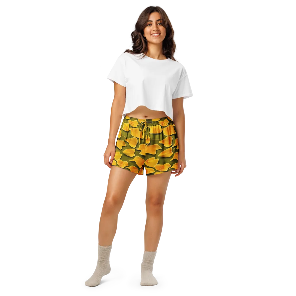 Autumn Relic on Women's Pajama Shorts — Front