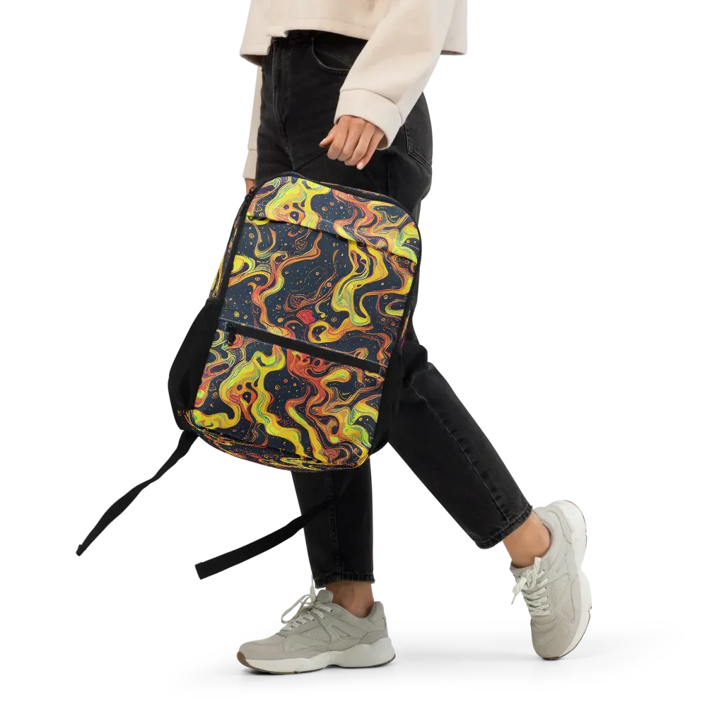 Afterdark Swirl on Utility Backpack — Front