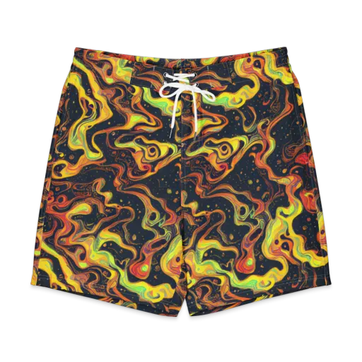 Afterdark Swirl on a Men's Board Shorts