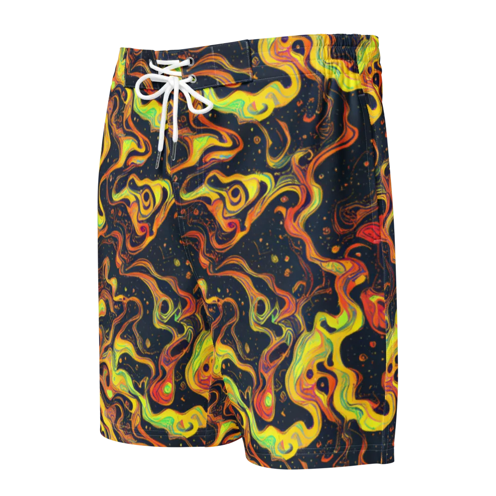 Afterdark Swirl on Men's Board Shorts — Front