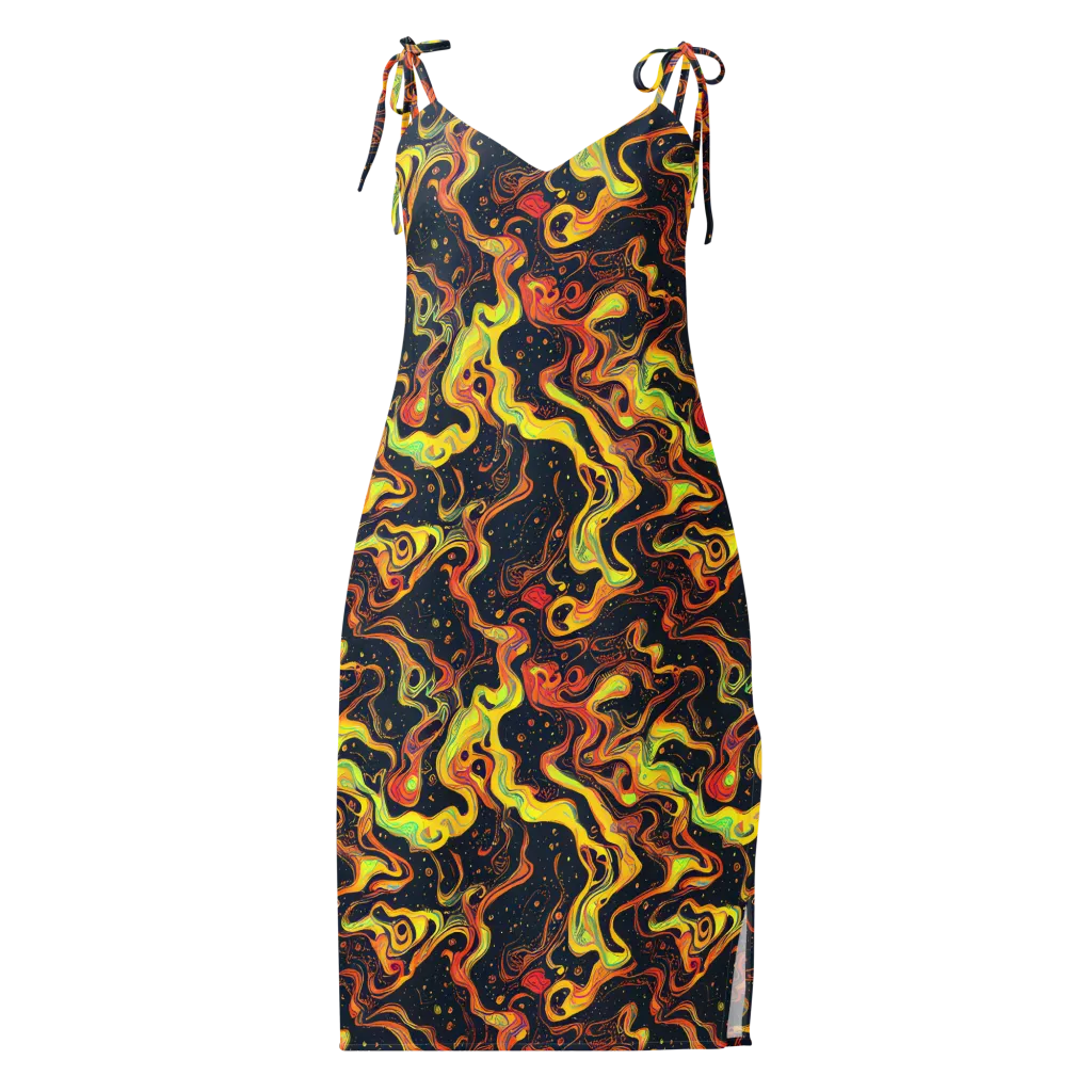 Afterdark Swirl on Slip Dress — Front