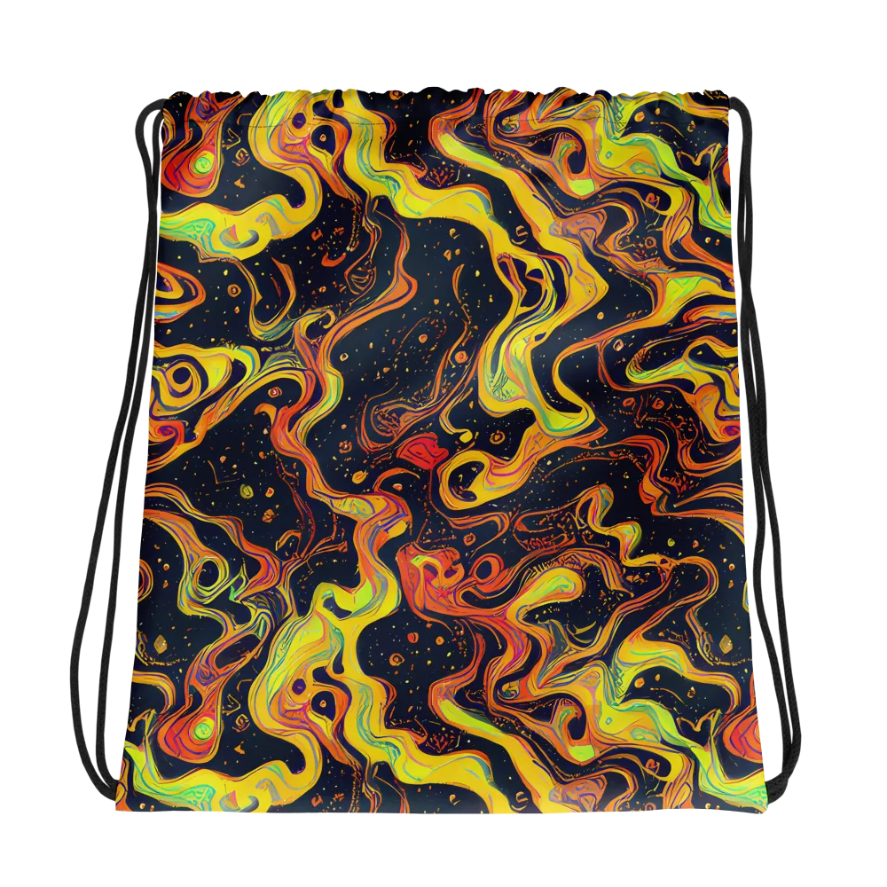 Afterdark Swirl on Drawstring Bag — Photo