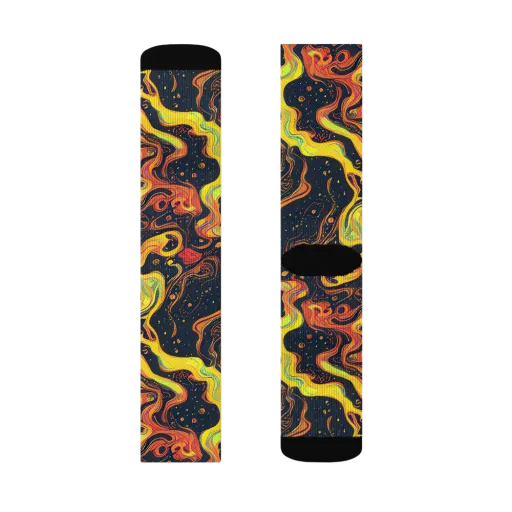 Afterdark Swirl on a Socks