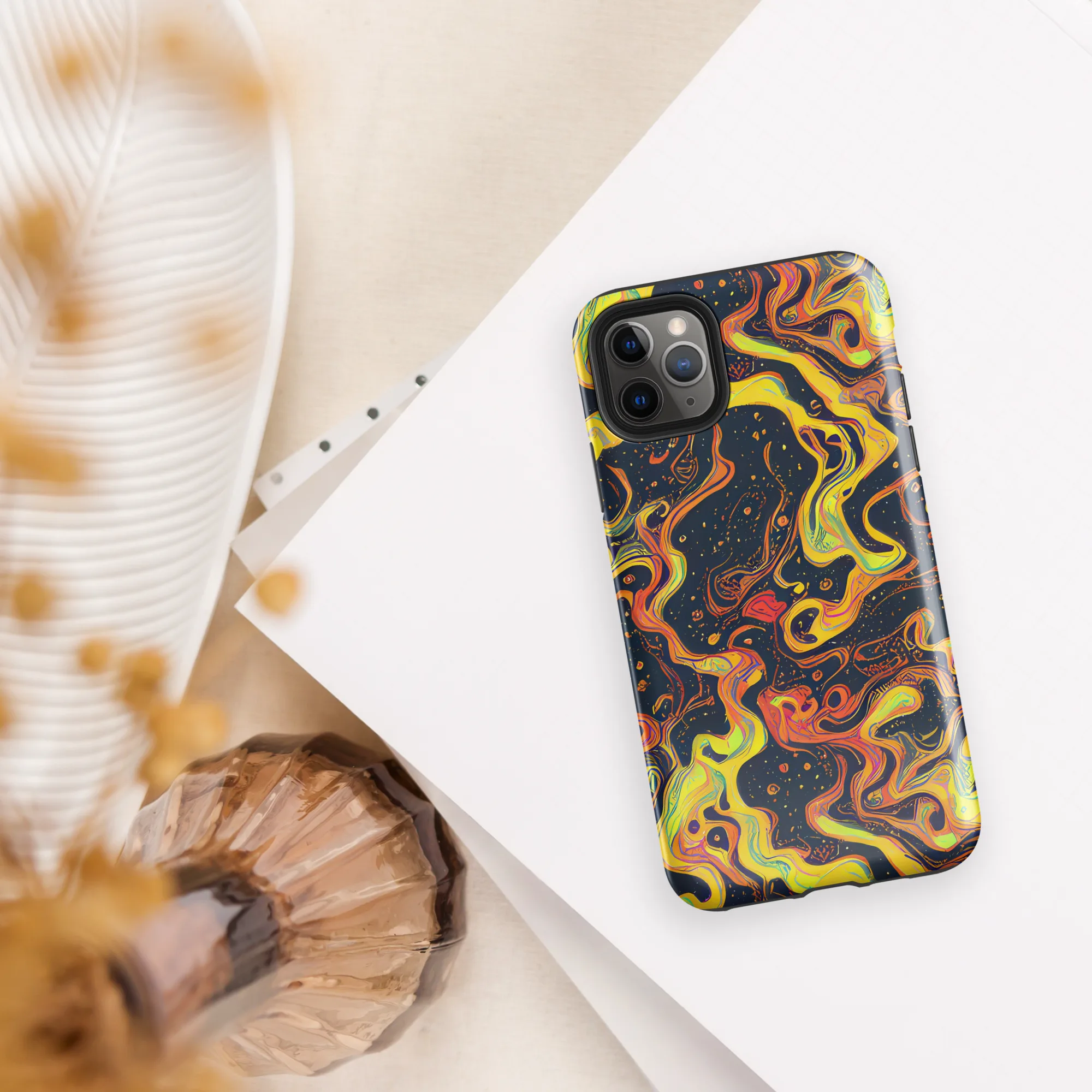 Afterdark Swirl on Tough Case for iPhone® — Front