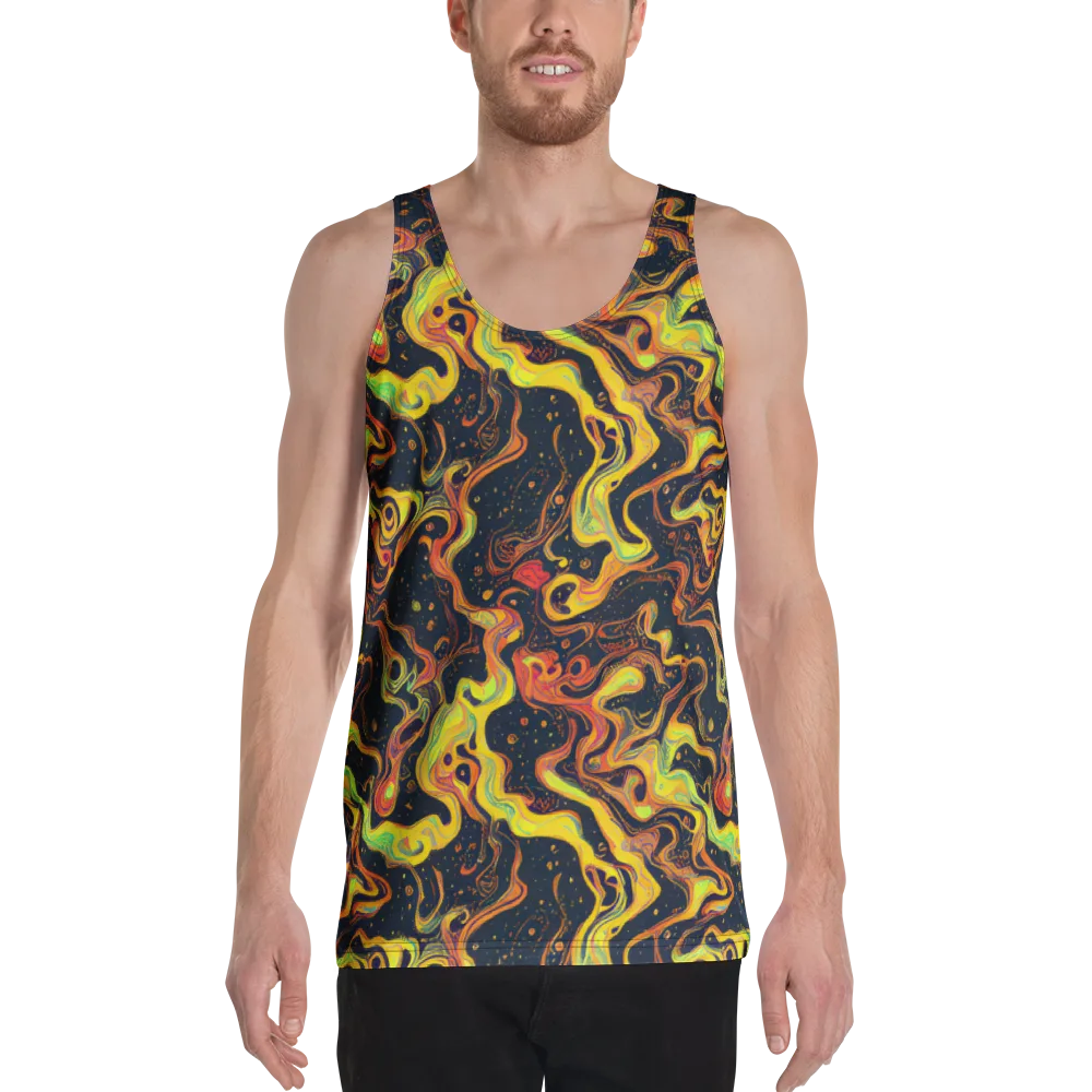 Afterdark Swirl on Men's Tank Top — Front