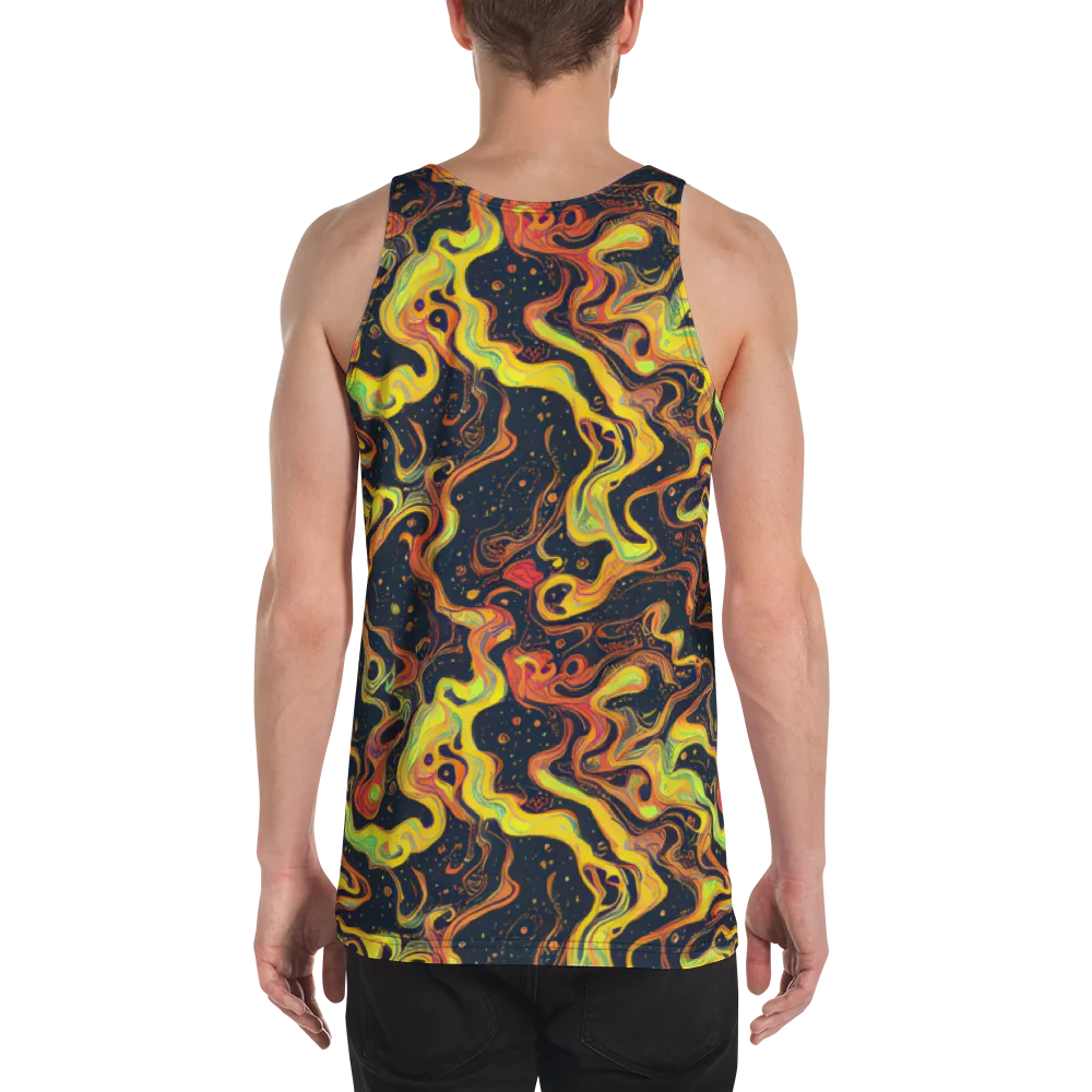 Afterdark Swirl on Men's Tank Top — Back