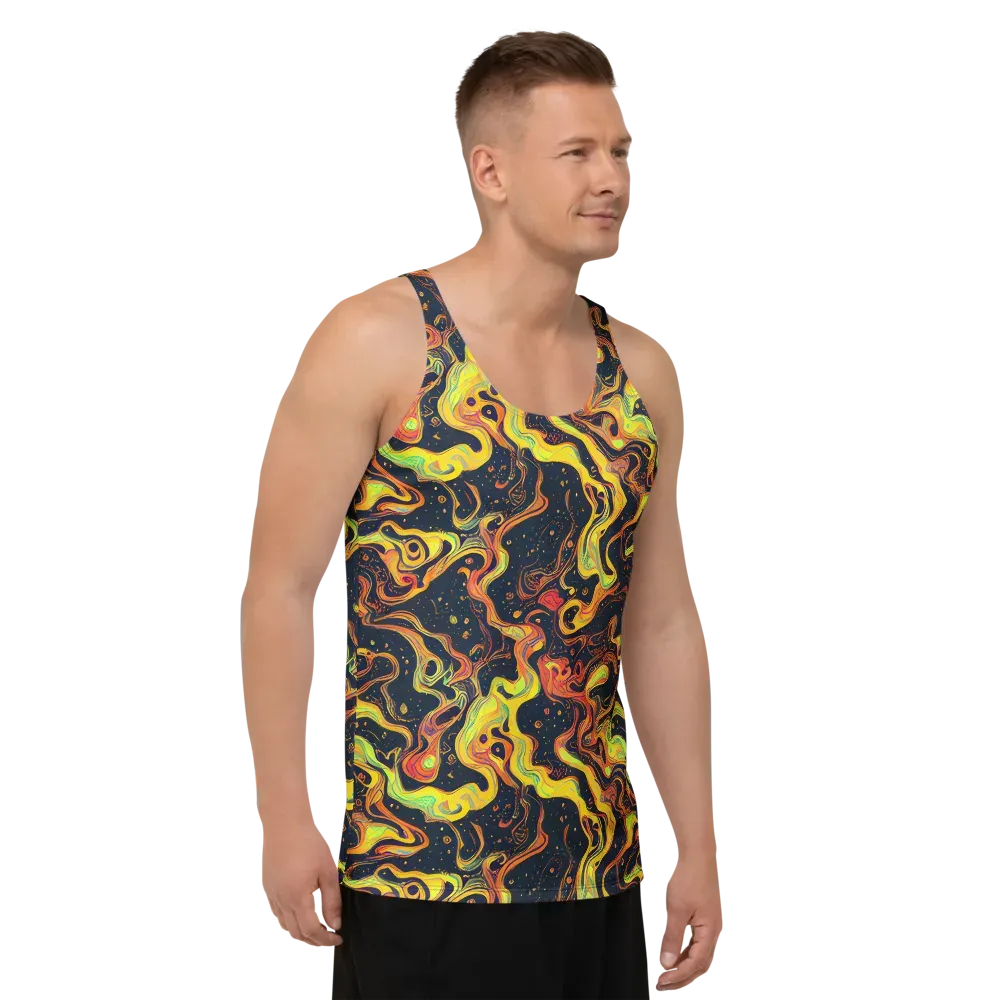 Afterdark Swirl on Men's Tank Top — Right Front