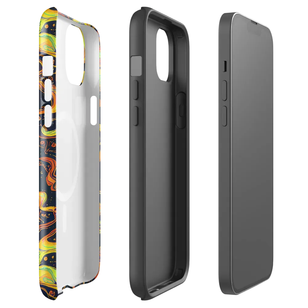 Afterdark Swirl on MagSafe Tough Case for iPhone® — Front