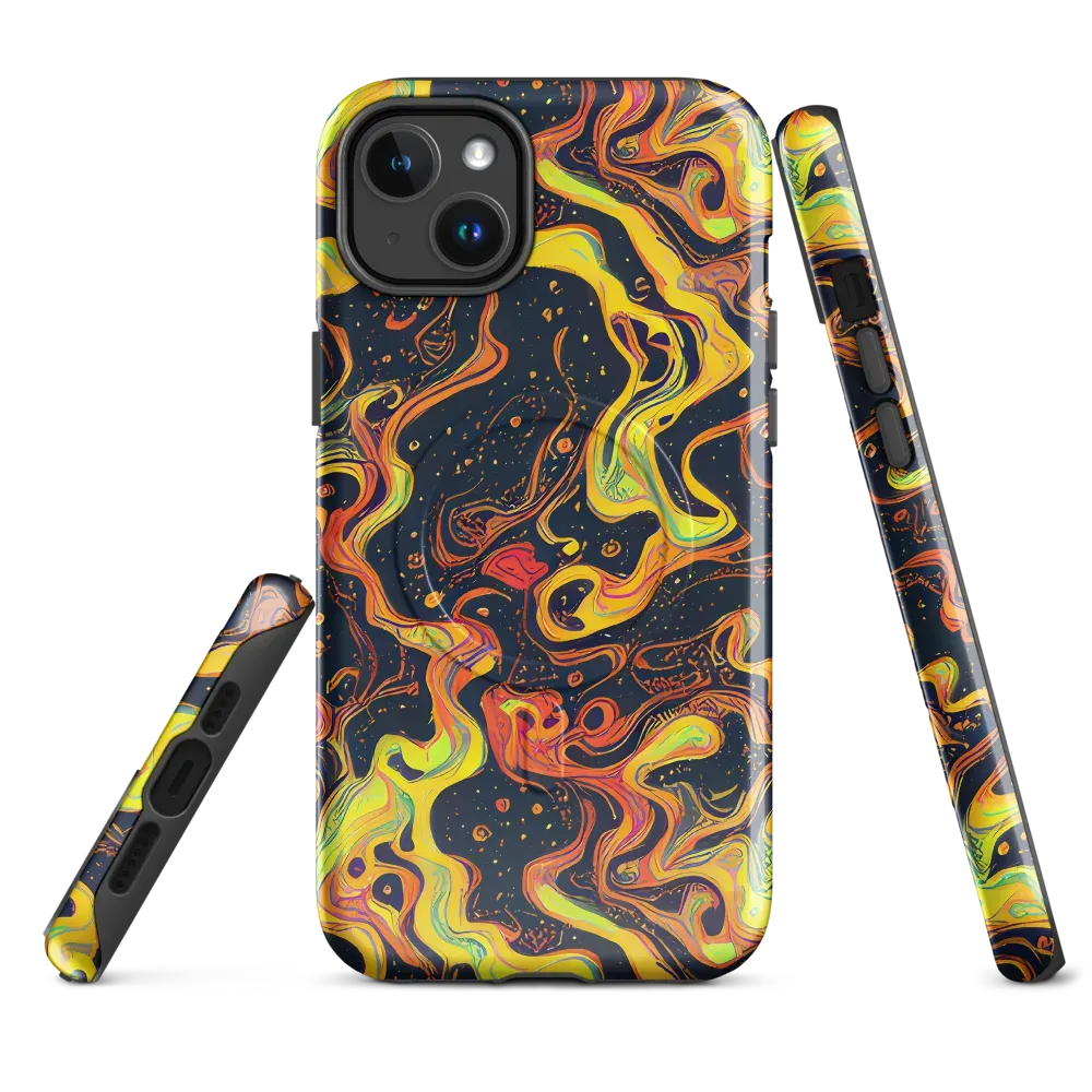 Afterdark Swirl on MagSafe Tough Case for iPhone® — Front