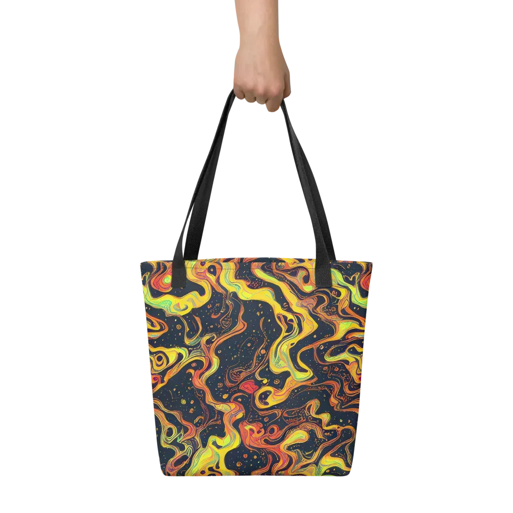Afterdark Swirl on Tote Bag — Front