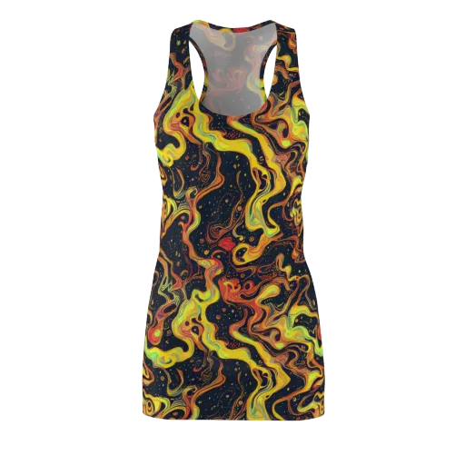 Afterdark Swirl on a Racerback Dress
