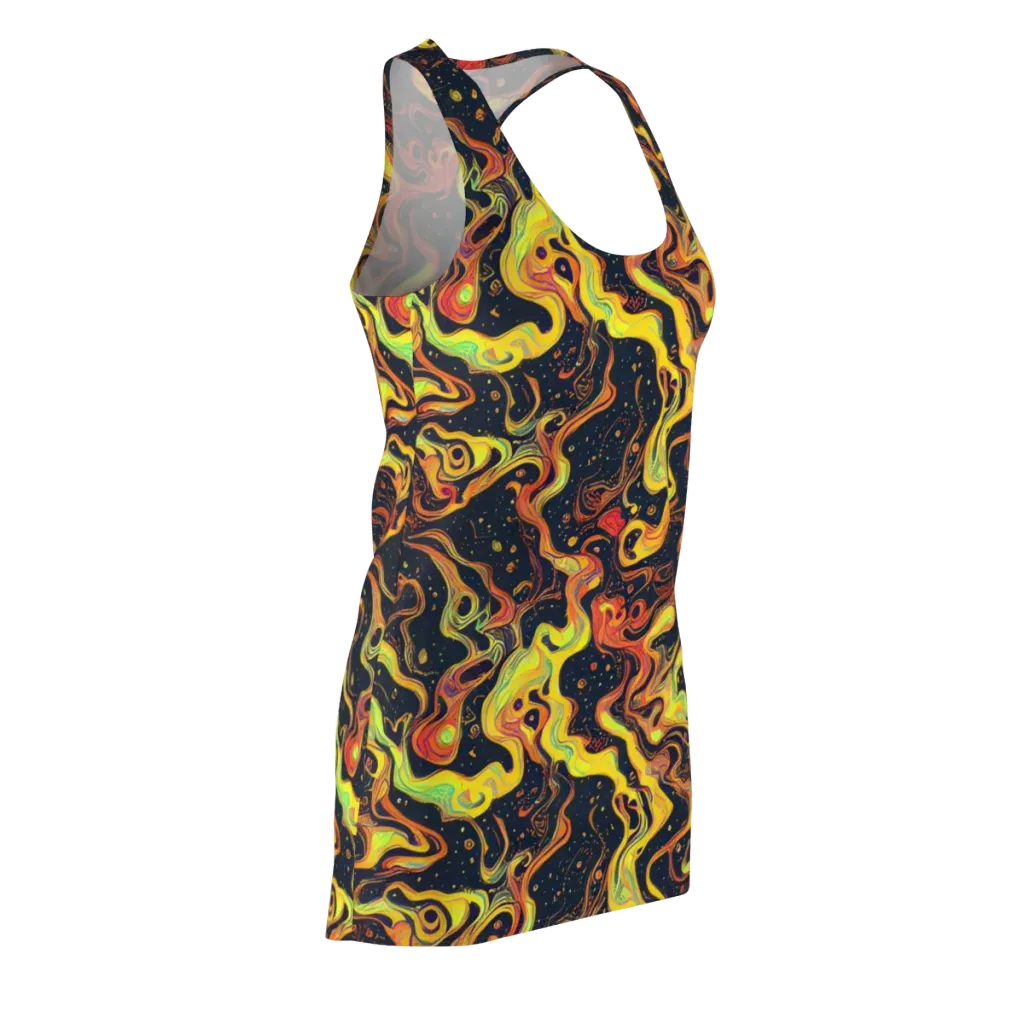 Afterdark Swirl on Racerback Dress — Front Side