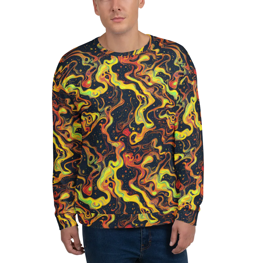 Afterdark Swirl on Sweatshirt — Front